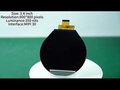 3صفحه نمایش دایره ای.4 اینچ صفحه نمایش با وضوح پیکسل 480x480 با رابط MIPI